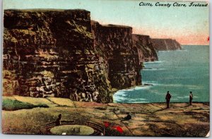 Cliffs Country Club Ireland Carboniferous Limestone Rivers & Streams Postcard