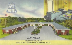 Bell Motel Morristown Ohio On US 40 West of Wheeling West Virginia