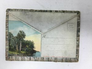 Early Souvenir Folder Panama Canal Postcard Set Views of 