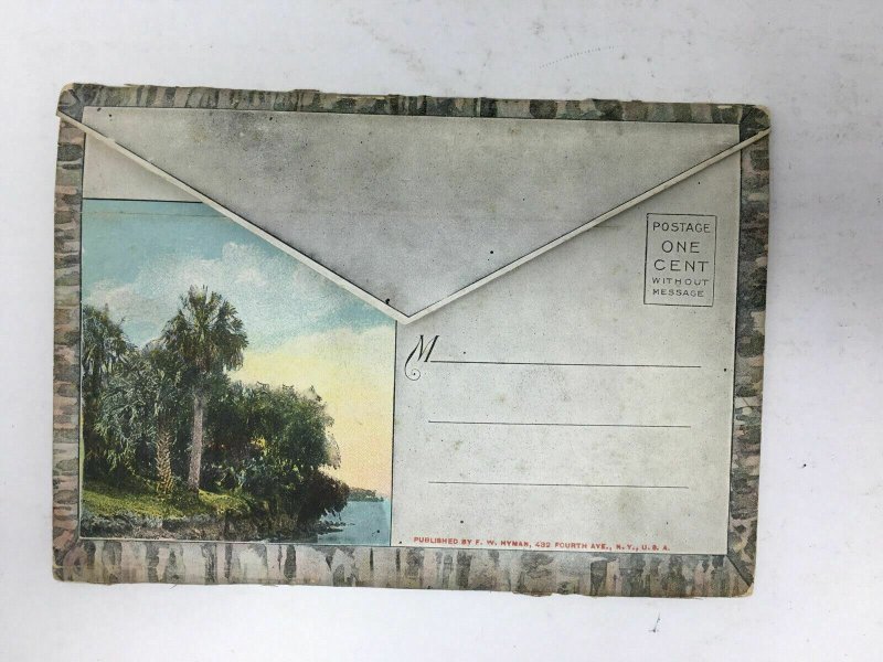 Early Souvenir Folder Panama Canal Postcard Set Views of 