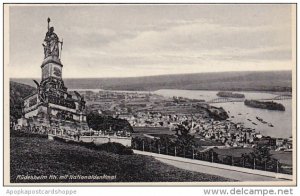 Germany Ruedesheim am Rhein mit Nationaldenkmal