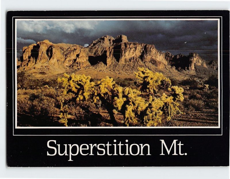 Postcard Superstition Mountains, Arizona