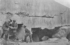 BR95096 fort brimont reims france real photo  patriotic military soldier war