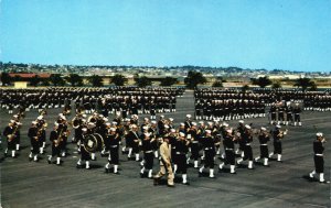 USA California San Diego U.S. Naval Training Center Vintage Postcard C224