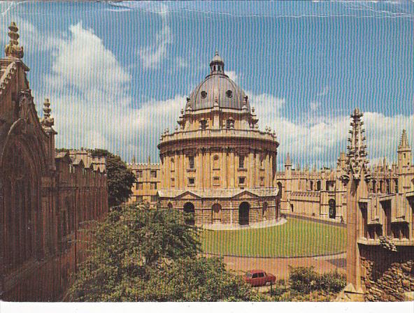 Radcliffe Square from University Church of St Mary The Virgin Oxford England