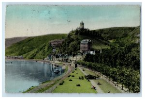 c1910 River Scene, Cochem An Der Mosel Germany Antique Unposted Postcard