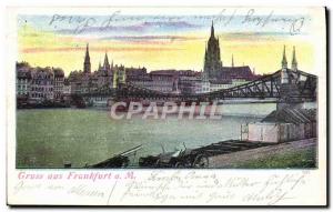 Old Postcard Gruss Aus Frankfurt a M