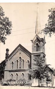 Illinois Il Real Photo RPPC Postcard 1942 MASON CITY Presbyterian Church