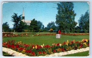 Grand Pre Memorial Park Nova Scotia Canada 1956 Postcard