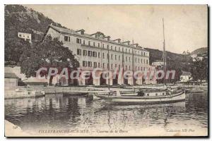 Old Postcard Villefranche-sur-mer barracks Darse