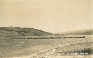 Postcard RPPC Oregon Gold Beach Mouth of Rogue River 23-836