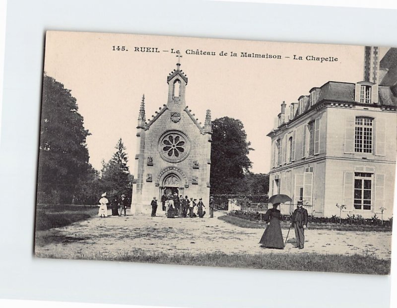 Postcard La Chapelle Le Château de la Malmaison Rueil Malmaison France