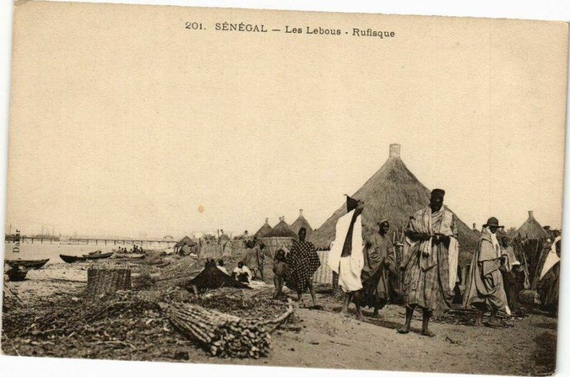 CPA AK Senegal-Rufisque-Les Lebous (235366)