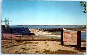 Gavin's Point Dam, From a lookout point Southeast of Dam on Nebraska side - NE