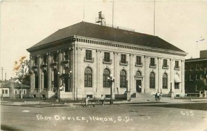 Huron South Dakota Post Office 1923 RPPC Photo #695 Postcard 20-7802