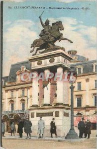 Old Postcard Clermont Ferrand Monument Vercingetorix C O