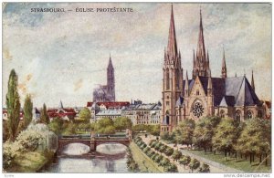 Eglise Protestante, Strasbourg (Bas Rhin), France, 1900-1910s