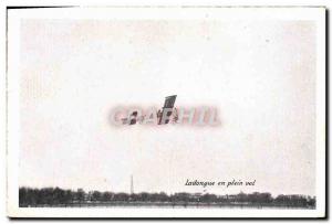 Old Postcard Jet Aviation Ladongue in flight