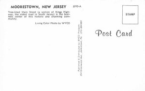 The Main Street Moorestown, New Jersey Postcard