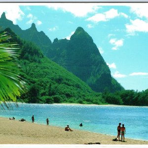 c1980s Kauai, HI Bali Hai Beach Tropical Paradise Mountain View Chrome 4x6 M17