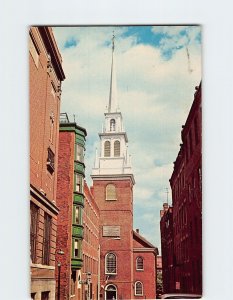 Postcard The Old North Church Boston Massachusetts USA