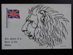 WW1 THE GLORY OF A LION IS HIS MANE - A Tribute to our Colonies by W. Armitage