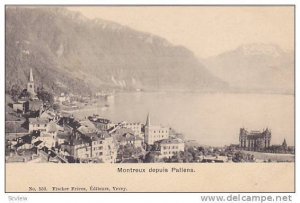 Montreux Depuis Pallens, Vaud, Switzerland, 1900-1910s