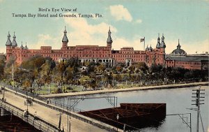 Bird's Eye View of Tampa Bay Hotel and Grounds - Tampa, Florida FL  
