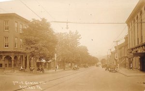 7th E. Centre Sts. real photo - Ashland, Pennsylvania PA Postcard