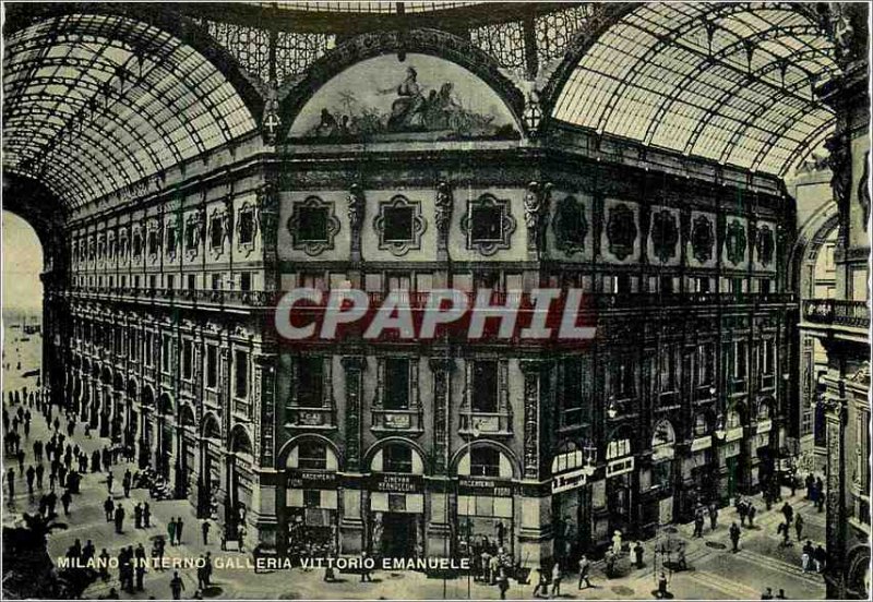 Modern Postcard Milano Interior of the Galleria Vittorio Emanuele II