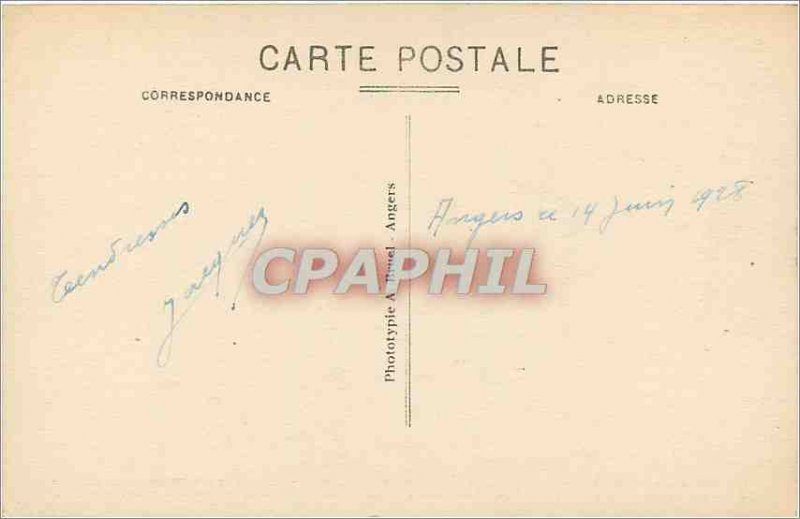 Old Postcard Angers Le Chateau