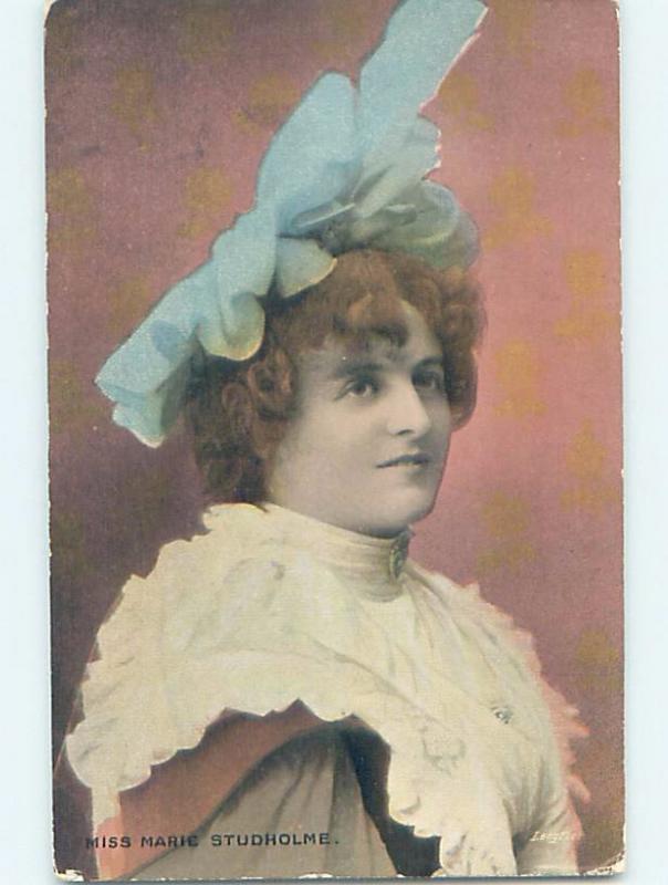 Pre-Linen MARIE STUDHOLME - BRITISH STAGE THEATER ACTRESS AND SINGER HL4756