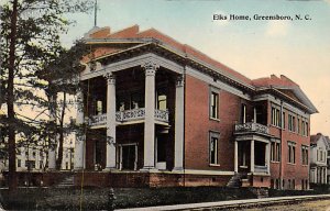 Elks Home Greensboro, North Carolina USA Writing on Back 