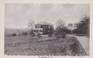 New York Saint Josephs 100 Mile View Toward Pennsylvania Mountains From Saint...