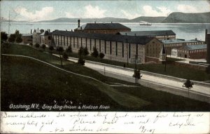 Ossining New York NY Sing Sing Prison Penitentiary c1910 Vintage Postcard