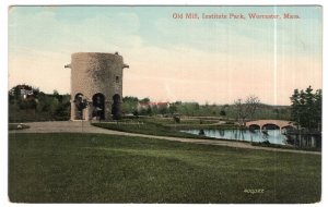 Worcester, Mass, Old Mill, Institute Park