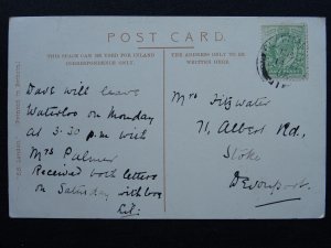 London WANDSWORTH COMMON The Rustic Bridge c1905 Postcard by S.S.