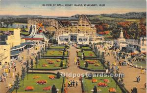 View of Mall, Coney Island Cincinnati, Ohio, OH, USA Unused 