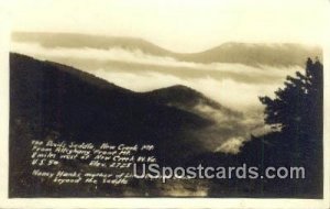 Real Photo - Devil's Saddle - Allegheny Front, West Virginia WV  