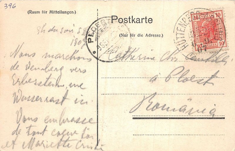 Lot 82 bruckl austria Mostic Slovania carinthia sent to Ploiesti