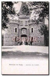 Surroundings of Vichy Old Postcard Chateau de Busset