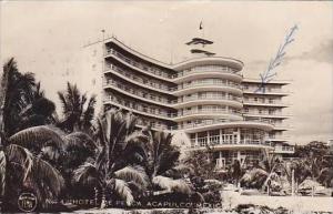 Mexico Acapulco Hotel De Pesca 1950 RPPC