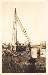 Oil Drilling Real Photo Unused 