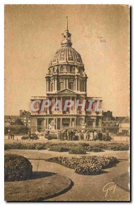 Old Postcard Paris and Dome des Invalides Wonders