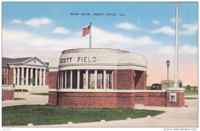 BELLEVILLE , Illinois , 30-40s ; Scott Field , Main Gate