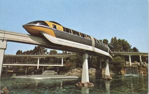 Disneyland, The Monorail passes over the Submarine ride at Tomorrowland