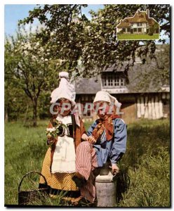 Postcard Modern Folklore Normand