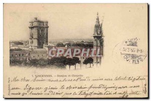 Postcard Old Vincennes Dungeon and Chapel