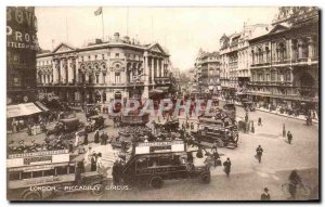 Old Postcard London Piccadilly Circus