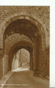 Sussex Postcard - Lewes Castle Gateway. Posted 1937 - Ref 10400A